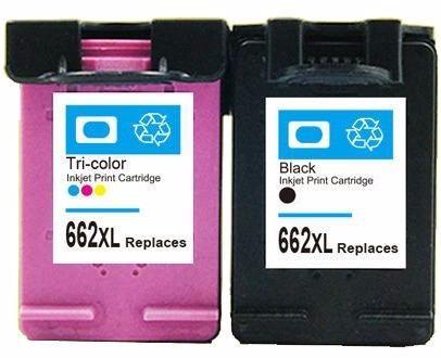 Pack Cartridges Cartucho 662xl Alternativo Hp Color y Negro - TONER Alternativos Concepción