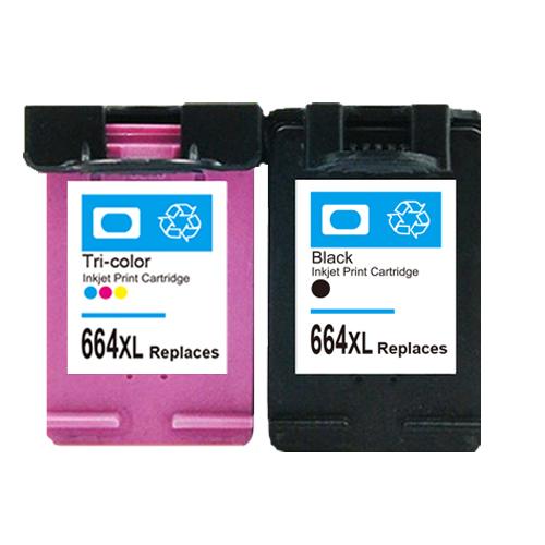 Pack Cartridges Cartucho 664xl Alternativo Hp Color y Negro 22ml - TONER Alternativos Concepción