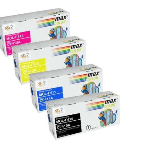 Pack 4 Toner Alternativo Cf410a /cf411a / Cf412a /cf413a